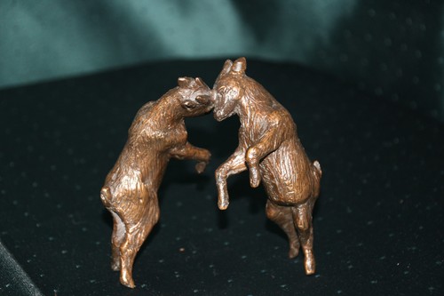 Kurt arentz bronze spielende - arentz, "