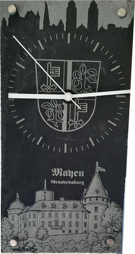 Schiefer wanduhr mayen - schiefer-wanduhr,