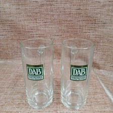 DAB Pilsener Krug 2x 0,5 l Bierglas Dortmunder Actien-Brauerei Seidel