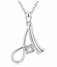 Damen Halskette mit Buchstaben