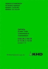 Werkstatthandbuch DEUTZ Getriebe D6006 D6806 D7006 D7206