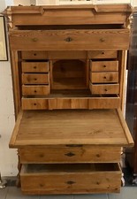 Gründerzeit Sekretär aus Weichholz