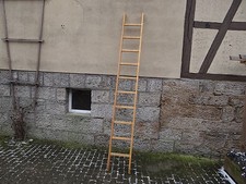 Schweizer Sturmleiter Holzleiter 3m Schweizer Armee Holzleiter aus Lagerbestand