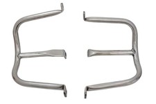 Sturzbügel (Paar) aus Edelstahl für IFA, MZ BK 350