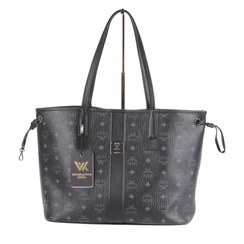 Mcm liz shopper black - mcm, visetos