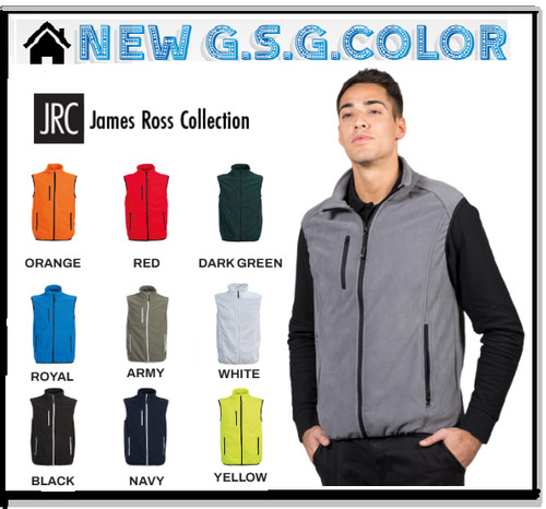 Jrc herren microfleece weste - herren,