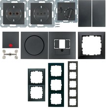 Berker S.1 anthrazit/matt Steckdosen/Z.Stk./Wippen/Rahmen/Taster usw. -wählbar -