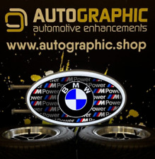 BMW M Power beleuchtetes Händler Blech Steckschild
