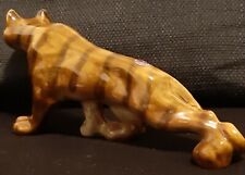 Porzellan/Keramik schleichender Tiger mit Marke