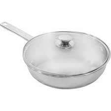 24cm Edelstahl Bratpfanne mit