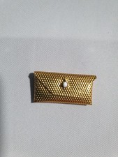 Clutch Goldfarben Barbie 60er 70er Vintage Kleidung Zubehör Fashion Tasche 80er 