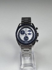 Moonswatch SUPER BLUE MOONPHASE Blau MOD Edelstahl Quarz