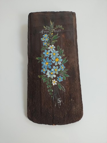 Antiker dachziegel von 1857 - antiker,