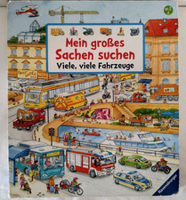 Mein großes Sachen suchen - Viele, viele Fahrzeuge Bilderbuch Kinder ab 2 Jahren