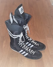 Adidas Boxerstiefel Boxerschuhe schwarz D 45 1/3 US 11 280 - 285 mm