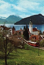 Postcard VITZNAU Rigi bahn