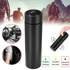 Edelstahl Thermobecher LED