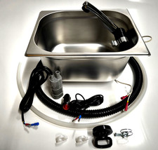 12v Camping Spülbecken Set T3 T4 T5 T6 bulli Transit Wohnmobil Waschbecken