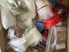 Konvolut Borten und Bänder für Puppenstube Meterware