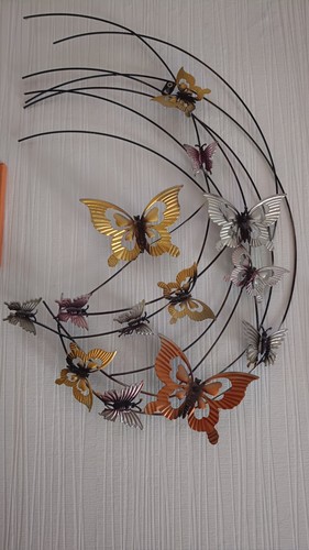 Wanddeko schmetterling metall - schmetterling,