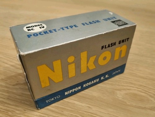 Nikon flash unit model iv - unit, bc