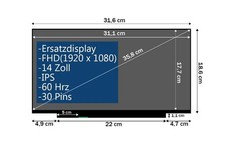 14 Zoll LCD Display Screen