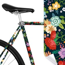 MOOXIBIKE Fahrrad Folie Blumen