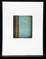 Schoenen, Kurt - Buchrücken, 1987 - Farbradierung - handsigniert