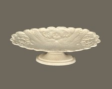 Deko Schale Oval Weiß/Beige 6201424