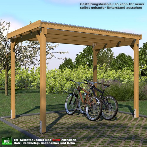 Unterstand 3x2 selbstbauen - unterstand,