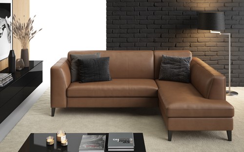 Premium echtleder ecksofa - premium,