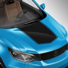 Rennstreifen Motorhaube Dom Aufkleber Dekor Rallye Streifen Auto #1368-60