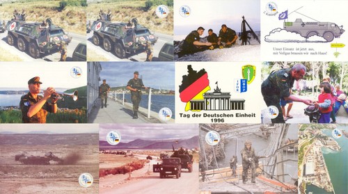 Bundeswehr feldpostkarten ifor - bundeswehr,