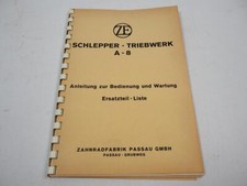 ZF A-8 Triebwerk Bedienung Wartung Ersatzteilliste Zerlegen Zusammenbau Montage