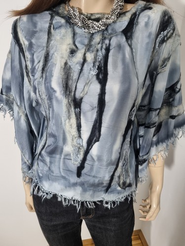 Tunika shirt seidensatin - tunika,