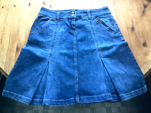 Jeansrock rock blue motion - rock,