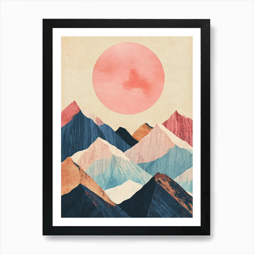 Berge leinwandbild - berge, 1