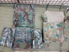 DDR NVA 1. MODELL STURMGEPÄCK TASCHE I & II FLÄCHENTARN !!!