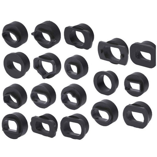 18pcs walnut blasting adapter - walnut,