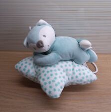 Nicotoy Simba Spieluhr 🍭 FUCHS 🍭weiß blau Guten Abend gut Nacht Stern C&A Baby