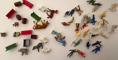 Preiser figuren konvolut - h0,
