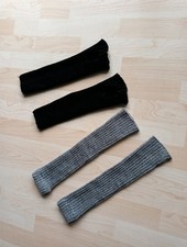 Mädchen BALLETT Stulpen Silber und schwarz. Für ca 10 bis 14 Jahre