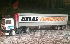 Herpa DAF  Kühl Auflieger Atlas Kundendienst  ohne OVP 1:87 HO Sammlermodell 