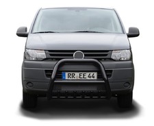 HSP Rammschutz 76mm schwarz + Unterfahrschutz ABE passend für VW T5 (2003-2015)