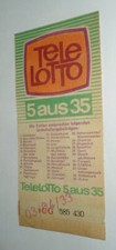 Lotto DDR Lottoschein Tele
