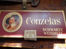 Sammler Zigarren (Stumpen).Conzelas.Schwarze Weisheit.5 Stück.Aus DM Zeiten