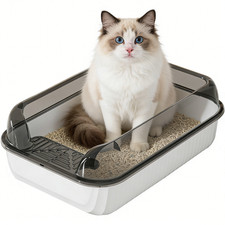 Hohe offene Katzentoilette