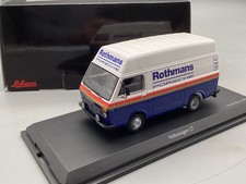 Modellautos 1:43 Schuco VW LT Kasten mit Hochdach Rothmans Porsche in OVP