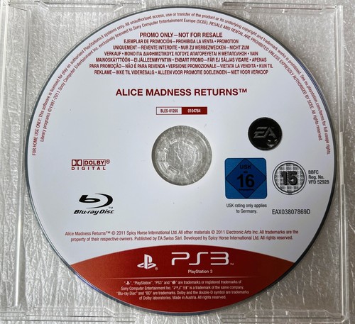 Alice madness returns ps3 - alice,