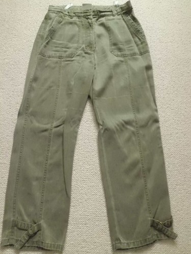 Olivgrüne hose - hose, (damen)